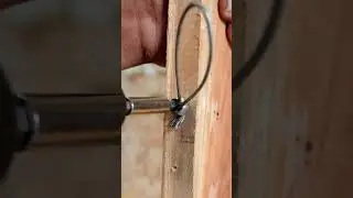 Remember this trick!  How can you quickly and easily secure a metal cable? #shorts