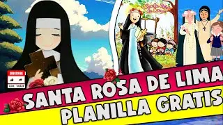 SANTA ROSA LIMA | PLANILLA  | DESCARGA | POWERPOINT 💖🌈