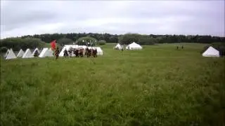 Warlarp 10 - 5th and 7th Averland doing their morning Drill