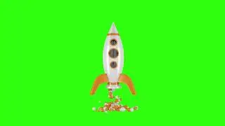 3D Rocket Animation 
