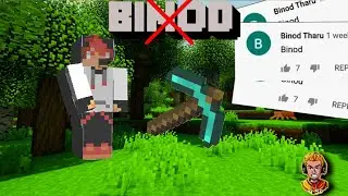 Saying Binod Until I Have A Diamond Pickaxe | MINECRAFT JAVA || Aryan Spider