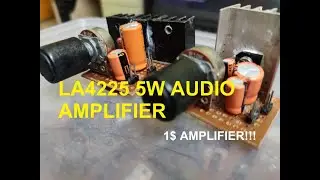 LA4225 5 Watts Audio Amplifier | 1$ Amplifier for Home | Datasheet, Circuit  & PCB