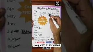 All MBA Exam Calendar 