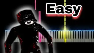 Doors Floor 2 The Mines - Seek Chase Theme (Easy Piano Tutorial)