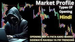 Market Profile - Types Of Opening / Market Sideways Rahega Ya Fir Trending @GoCharting