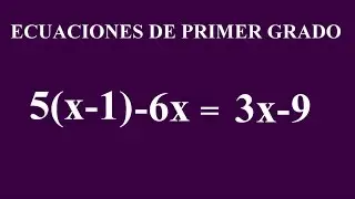 SUPER EASY FIRST DEGREE EQUATIONS