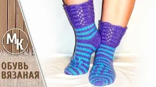 Socks crochet, my first experience, warm socks boots, crochet
