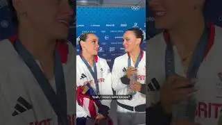 “Oh the gelatin, I bet no one has done this before.” 😂 Winning a historic #TeamGB 🥈= celebration