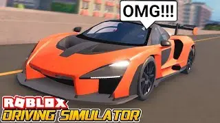 I Got a RARE Mclaren Senna in Driving Simulator! [Episode 10] (Roblox)
