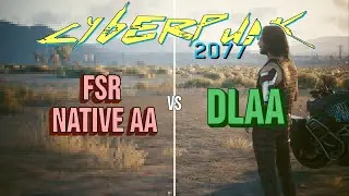 FSR Native AA vs DLAA, Quality Comparison | RTX 5080, Cyberpunk 2077 [1440P - PT - Ultra]