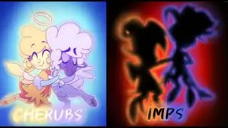 //Collin And Keenie In Their Imp Forms// Helluva Boss SpeedPaint