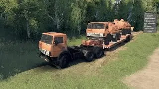 Spin Tires 03.03.16 Обзор мода Kamaz-55111