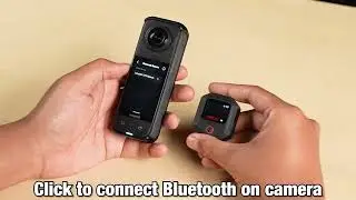 Gps Bluetooth Wireless Remote Control for Insta360 X5/X4/X3 ACE PRO 2/GO 3s Sports Camera