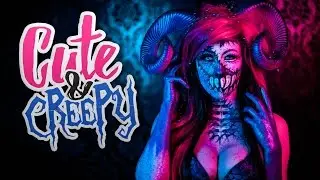 CUTE&CREEPY MONSTER || FACEPAINTING || 4K