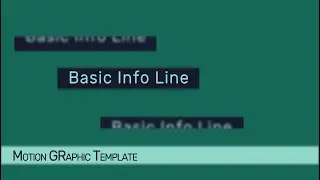 Basic Info Line MOGRT [free motion graphic template for adobe premiere pro]
