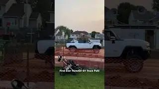 Hummer EV vs. Ram Cummins Truck Pull! What’s your pick? #truckpull #hummerev #dodgeram #turbodiesel