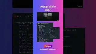 Create a Voyage Slider with GSAP Using HTML, CSS, and JavaScript