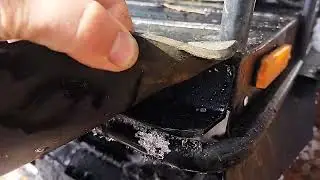 прицепное устройство снегохода. ремонт.