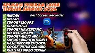 BEST ANDROID SCREEN RECORDER APPLICATION WITH NO LAG 2024
