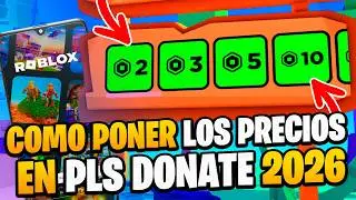 How to Set Prices in PLS DONATE from Your Phone | Roblox 2026