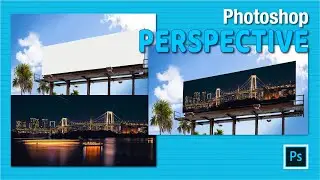 Learn to place image in Perspective non-destructively in Photoshop