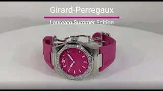 Girard-Perregaux Laureato Lady Diamonds Quartz 34mm Summer Edition