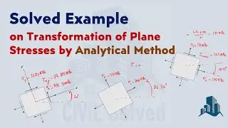 Solved Example on Transformation of Plane Stress: An analytical method (using equations)