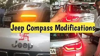 Modified Jeep Compass | Front Grill | Led Indicators | Pillar Tail Lights