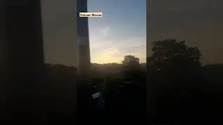 #рассвет #туман Дорога домой