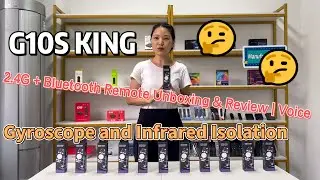 G10S King 2 4G + Bluetooth Remote Unboxing & Review | Voice Gyroscope and Infrared Isolation