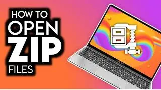 How to Open Zip File Games on Laptop & PC 💾 How to Unzip Files