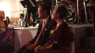 Sam Rainsy, Opposition Leader at his daughter's wedding
