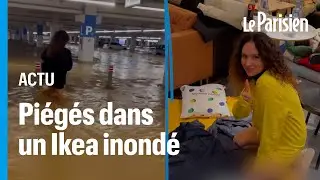 Valence : Ils passent la nuit dans un magasin Ikea inondé