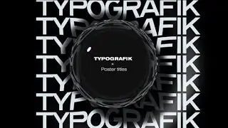 Typografik - Kinetic Poster Titles | After Effects template
