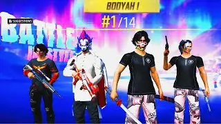 Free Fire BR: Rank Push with Random Squad, No Talking! 🤫