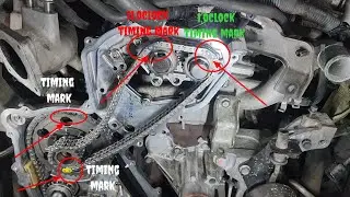 Nissan navara D40 YD25 Ddti engine timing chain removal and installation