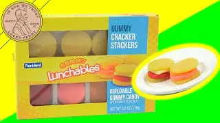Lunchables Gummy Cracker Stackers Buildable Gummy Candy By Frankford