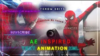 AE Inspired Text Animation Presets #15 | Alight Motion (Xml + Presets) | #alightmotion #edit