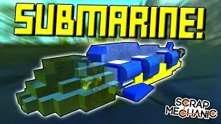 WATER BUOYANCY and HELIUM MOD! - Scrap Mechanic Gameplay