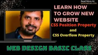 Web Design Basic Course in Bangla 2021 | CSS Position and Overflow Property | Class 11