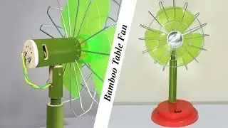 How to make a Table fan using Bamboo