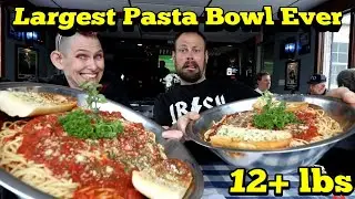 Eating The Largest Bowl of Pasta | ManVFood | Molly Schuyler | We Are Inn