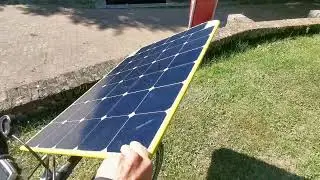 Maxun One solarbike tilting PV panels