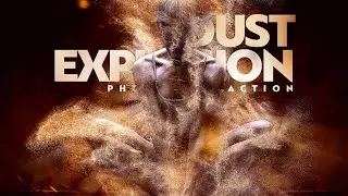 Dust Explosion Photoshop Action | Amazing Artistic Photoshop Actions Bundle | Artixty