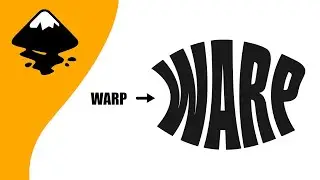 Inkscape Warp Text & Distort Effect Tutorial | Bend & Curve Text in Inkscape Like a Pro!