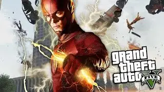 GTA 5 Mods - SUPERHERO FLASH MOD w/ SUPER POWERS (GTA 5 Mods Gameplay)