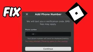How to Fix Roblox Too Many Attempts. Please Try Again In A Few Minutes | Port 1