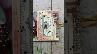 Another #junkjournaljuly page! The prompt was postcard! More in the full video… #artjournaling