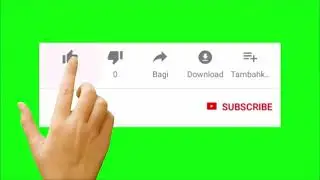 Subscribe Button Green Screen || No Copyright | Free Download | Techno Invite