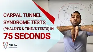 Carpal Tunnel Syndrome tests (Phalen’s & Tinel’s tests) in 75 seconds